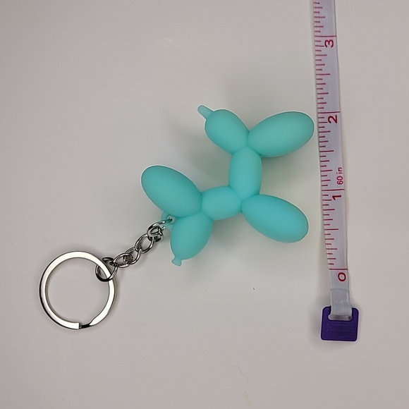 NEW 1pc, Cute Cartoon Balloon Dog Keychain Pendant, Bag Ornament, Car Key Chain - Picture 5 of 6